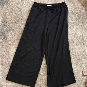 H&M Black Wide Leg Pants